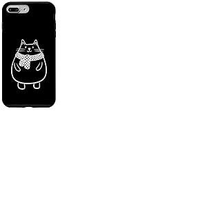 Chat Mignon avec Une Griffe d'hiver pour Chat, Chaton, Neige Coque pour iPhone 7 Plus/8 Plus