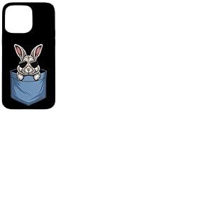 Adorable Lapin de Poche pour Amoureux de Lapin Maman Coque pour iPhone 15 Pro Max