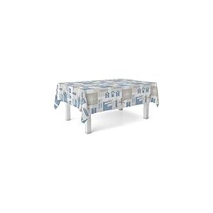 Martina Home Nappe en Toile cirée Starfish Bleue 250 x 140 cm