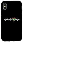 Souvenir des îles Maldives Heartbeat Coque pour iPhone X/XS