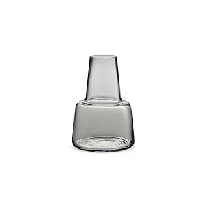 Holmegaard Vase moyen col H24 cm Flora en verre souffl&eacute;, gris