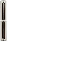 cyclingcolors 2x Couvre gond cache paumelle fenêtre porte portail Charnière Capuchon Protection Meuble Douille, 15mm nickelé poli longueur 98mm, aluminium