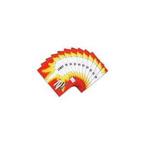 Limit Lot de 10 cahiers d'école A4 16 feuilles linéature 28 à carreaux avec bordure Rouge