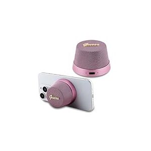 CG Mobile Guess Mini Haut-Parleur Bluetooth magnétique de la Marque Guess, Profitez de la Mode comme Style de Vie avec Cette Enceinte Portable, Cadeau Guess Original pour Homme et Femme