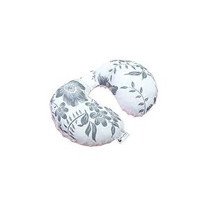 Medi Partners Coussin Voyage Enfant de Cou pour Bebe Repose Tete Voiture Oreiller Voyag - 100% Coton/Minky Oreill Cale Nuque Tour du Voiture Avion Bébé (Berry avec Minky Rosa)