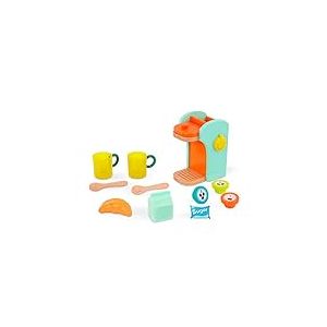 B. toys - Jouet cafetière pour Enfants - Ensemble de Machine à café en Bois - 10 Accessoires pour Jouer à Faire Semblant - Jeu de Cuisine - 2 Ans et +