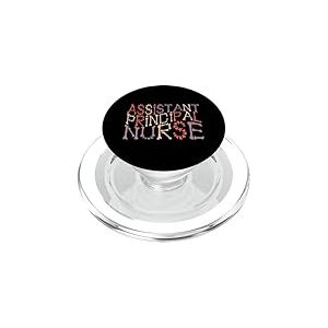 Assistant drôle Principal Halloween infirmière travailleuse Assistante PopSockets PopGrip pour MagSafe