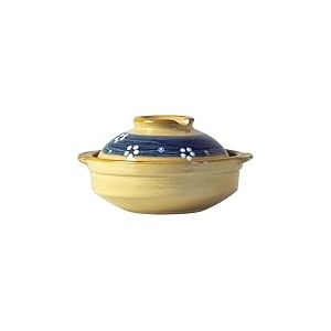 JADE TEMPLE Pot en grès avec couvercle, diamètre : 17 cm, hauteur : 6,5 cm