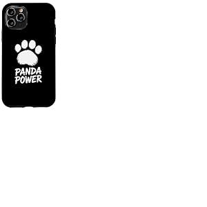 Mème d'empreinte de panda mignon pour les amateurs de panda Coque pour iPhone 11 Pro