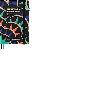 Moleskine LUXE Carnet New York City Notebook, Carnet avec Contenus de Voyage, Couverture Rigide en Tissu et Fermeture avec &Eacute;lastique, Format Pocket 9 x 14 cm