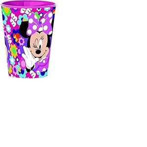 Tataway Disney Minnie Mouse &mdash; Gobelet Easy Minnie Bold Florals de 260 ml | Gobelet en plastique durable, l&eacute;ger et lavable au lave-vaisselle