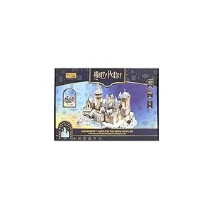 EXPLORA - Ch&acirc;teau de Poudlard Lumineux - Licence Officiel Harry Potter - Puzzles 3D - 540312-202 pi&egrave;ces - sans Colle Ni Ciseaux - Jeu de Construction - Cadeau - Maquette - &Agrave; Partir de 8 Ans