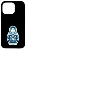 Matriochka Poupée Russe en Bois empilable Coque pour iPhone 16 Pro