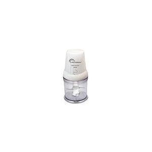 LITTLE BALANCE 8586 Little Hachoir, Hachoir électrique, Mini mixeur, Bol 500 ml, 4 lames inox, 400 W, Blanc