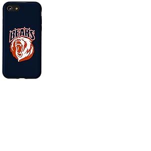 Un Ours Rugissant avec Une Typographie Sportive Classique Coque pour iPhone SE (2020) / 7/8