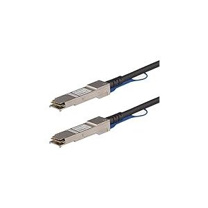 StarTech.com Câble QSFP+ à connexion directe de 1 m - Conforme à MSA - Cordon QSFP+ 40G - Câble Twinax passif - Câble DAC (QSFP40GPC1M)