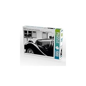 CALVENDO Puzzle Citroën 11 CV Traction Avant en Noir et Blanc 1000 Pieces 64 x 48 cm from Ingo Laue