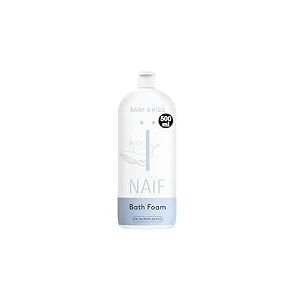 Naïf, Bain Moussant Relaxant Pour Bébé Et Enfants, Bain Moussant pour tout type de peau, Baigner sans soucis, À l'extrait naturel de graines de coton, Formule sans plastique, 100% Végan, 500ML