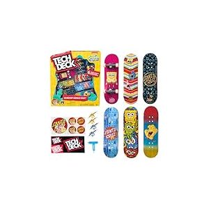 Tech Deck, Spongebob Sk8shop Lot Bonus de Mini Skateboards &agrave; Collectionner et Personnalisables, Jouets pour Enfants &agrave; partir de 6 Ans