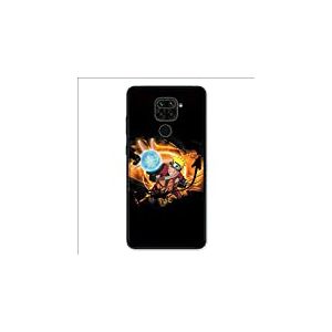 Cokitec Coque pour Xiaomi Redmi Note 9 - Manga Naruto Noir