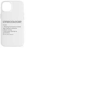 Définition du poste de gynécologue personnalisée drôle gynécologie Coque pour iPhone 14 Plus