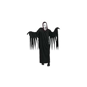 W WIDMANN MILANO Party Fashion - Costume enfant Screaming Ghost avec masque, fantôme, spectre, costume d'Halloween, 164, Noir