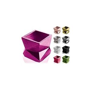 CONCRETTE Pot de Fleurs en Ciment, Cache-Pot Moderne en béton No3 Ø 7,5 cm