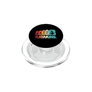 Kayak rétro pour Amateurs de Kayak, Bateau, Kayak PopSockets PopGrip pour MagSafe