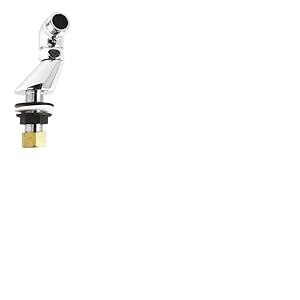 SOMATHERM FOR YOU, Raccord chrom&eacute; excentr&eacute; 22mm pour robinetterie, sortie m&acirc;le 20/27, entr&eacute;e &eacute;crou collet battu 15/21, id&eacute;al pour habiller tuyauterie et cacher &eacute;clats