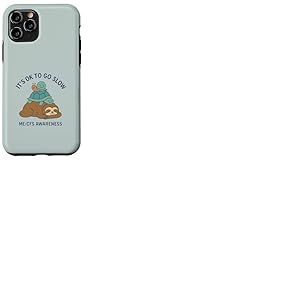 It's OK to Go Slow - ME/CFS Awareness - Paresseux, Tortue, Escargot Coque pour iPhone 11 Pro