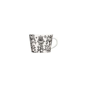 Iittala Gobelets Taika en porcelaine vitrocéramique, couleur : noir et blanc, dimensions : 11,8 x 9,8 x 7,4 cm, contenance : 0,3 l, 1070915