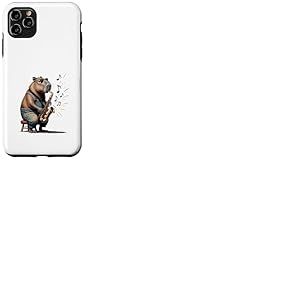 Saxophone Capybara Sax Player Coque pour iPhone 11 Pro Max
