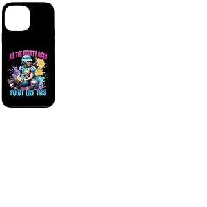 Funny All The Pretty Girls Squat Like-This Attrape-Balle Molle Coque pour iPhone 13 Pro Max