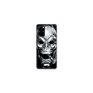 Cokitec Coque pour Samsung Galaxy S20 FE/S20FE Tete de Mort Fume