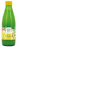 Jardin BiO &eacute;tic - Pur Jus de Citron 25 cl (Lot de 8)