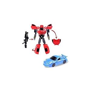 Juinsa Transformer Robot Voiture 2 Couleurs Bo&icirc;te 18 x 5 x 26