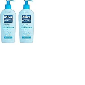 MIXA Intensif Peaux Sèches Lait corps fondant hydratation 48h, 1 Unité (Lot de 2)
