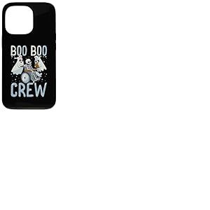 Boo Boo Crew Ghost Doctor Ambulancier Ambulancier Infirmière EMT Halloween Coque pour iPhone 13 Pro
