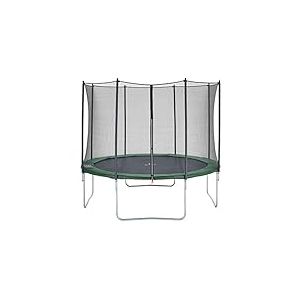 CZON Sports-trampoline exterieur enfant | Filet De Securite|Trampoline De Jardin, 360 cm- Vert