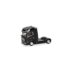 herpa Camion Miniature DAF XG+ Tracteur 2 essieux, Noir, Miniature à l’échelle 1:87, Objet de Collection, Made in Germany, Plastique