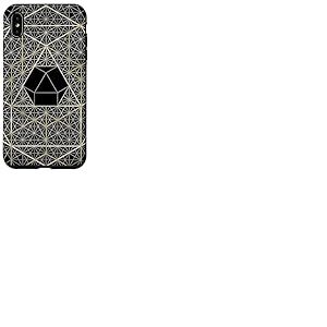 Géométrie sacrée Octaèdre Hexagone Géométrique Hexagone Coque pour iPhone XS Max