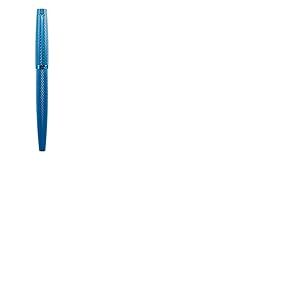 DIPLOMAT - Viper - Stylo Plume Bleu Guilloche - Corps en Aluminium - Résistant et Élégant - Garantie 5 Ans