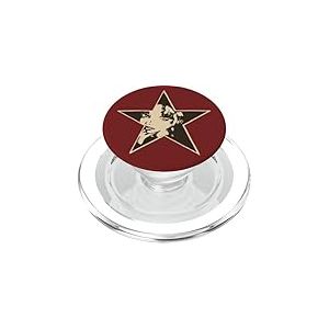 Pochoir Mignon Jolie Femme timide Fille comme &eacute;toile Graffiti Art PopSockets PopGrip pour MagSafe