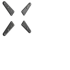 RICOO Rallonge Adaptateur VESA pour VA0100 Support Mural TV Orientable Inclinable Fix ation Murale Support Mural écran 4 pièces –