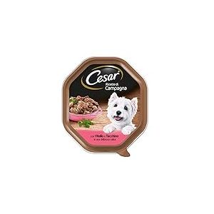 Cesar Recettes de Campagne Nourriture pour Chien avec Veau Tendre et Dinde 150 g - 14 Pots