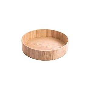 Grand Plateau Rond en Bois de balsa 34 x 7,5 cm.