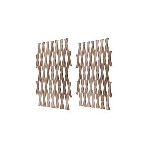 Windhager Treillis en Bois pour Plantes grimpantes Pliables et réglables 45 x 180, Naturel (Lot de 2)