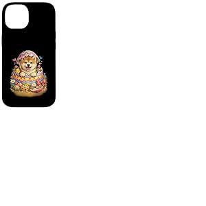 Oeuf &eacute;clos&eacute; de P&acirc;ques Akita Puppy Dog Surprise Coque pour iPhone 14