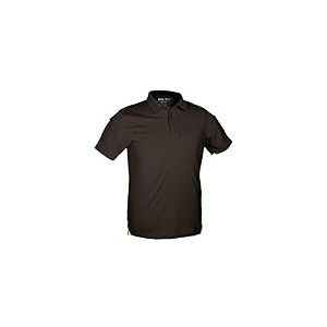 Mil-Tec Mixte Tactique Polo, Noir, 3XL EU