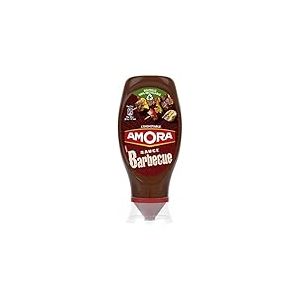 Amora Sauce Barbecue Flacon Souple, Saveur Légendaire pour sublimer vos grillades, 490g - Lot de 12